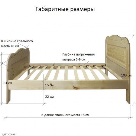 Кровать "Мирабель"
