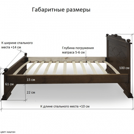 Кровать "Виктория"